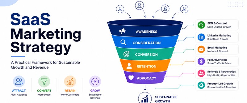 SaaS Marketing Strategy Framework for Sustainable Growth