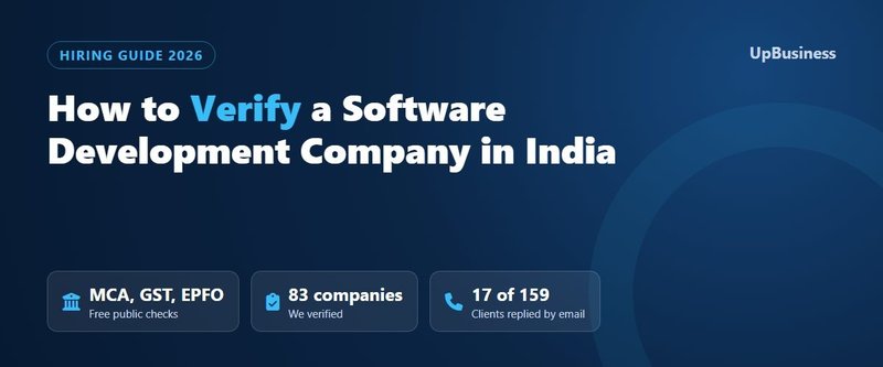 How to Verify a Software Development Company in India Before You Sign