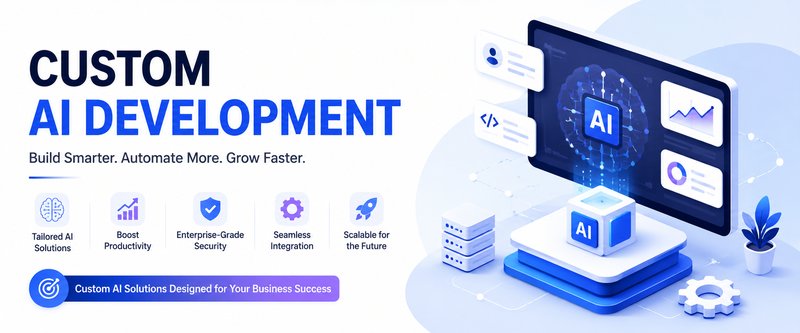 Custom AI Development: The Complete Guide to Building AI Solutions for Business Growth in 2026