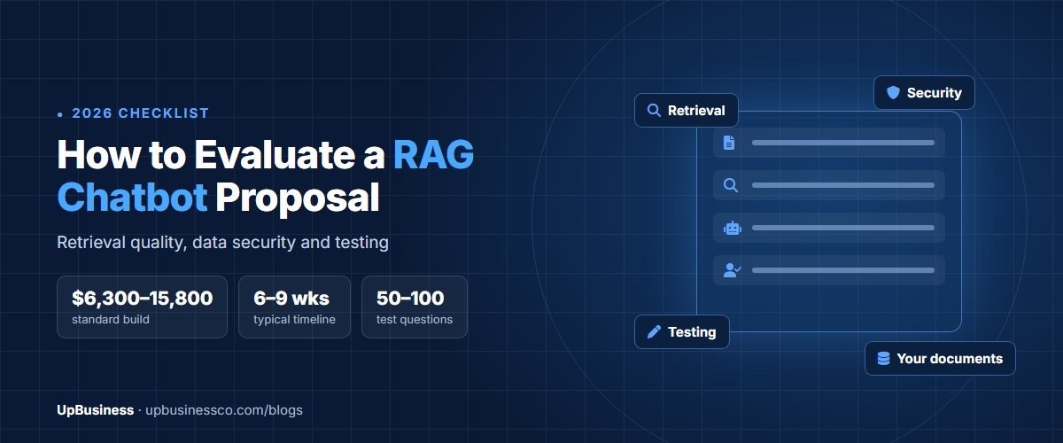 How to Evaluate a RAG Chatbot Proposal: Retrieval Quality, Data Security and Testing (2026)