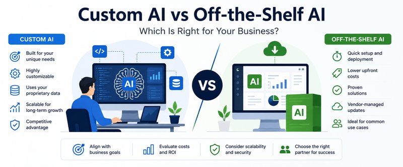 Custom AI vs Off-the-Shelf AI: Complete Business Decision Guide for 2026