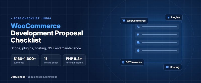 WooCommerce Development Proposal Checklist: Scope, Plugins and Maintenance (2026)