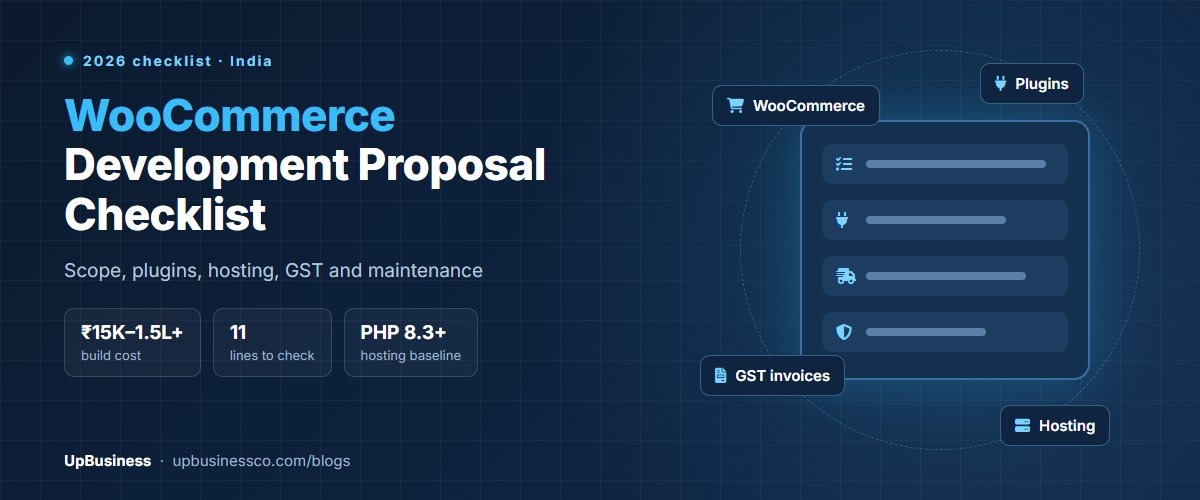 WooCommerce Development Proposal Checklist: Scope, Plugins and Maintenance (2026)