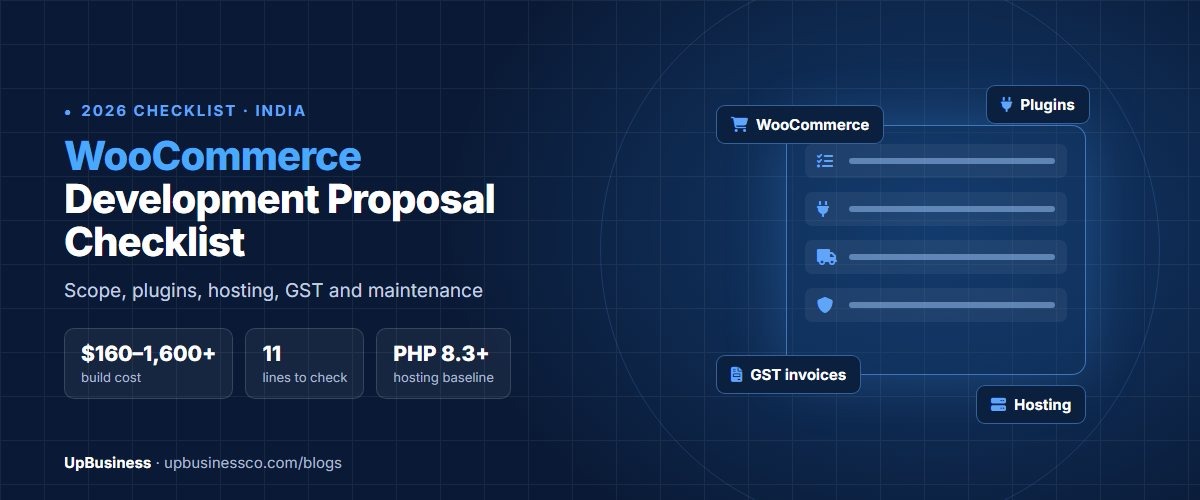 WooCommerce Development Proposal Checklist: Scope, Plugins and Maintenance (2026)