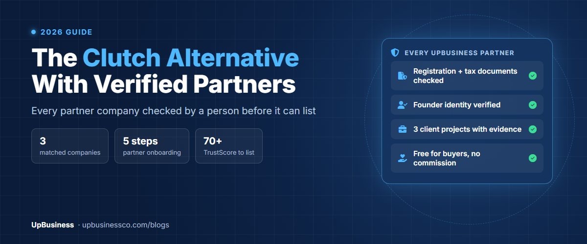 Best Clutch Alternative in 2026: Find Verified Agencies on UpBusiness