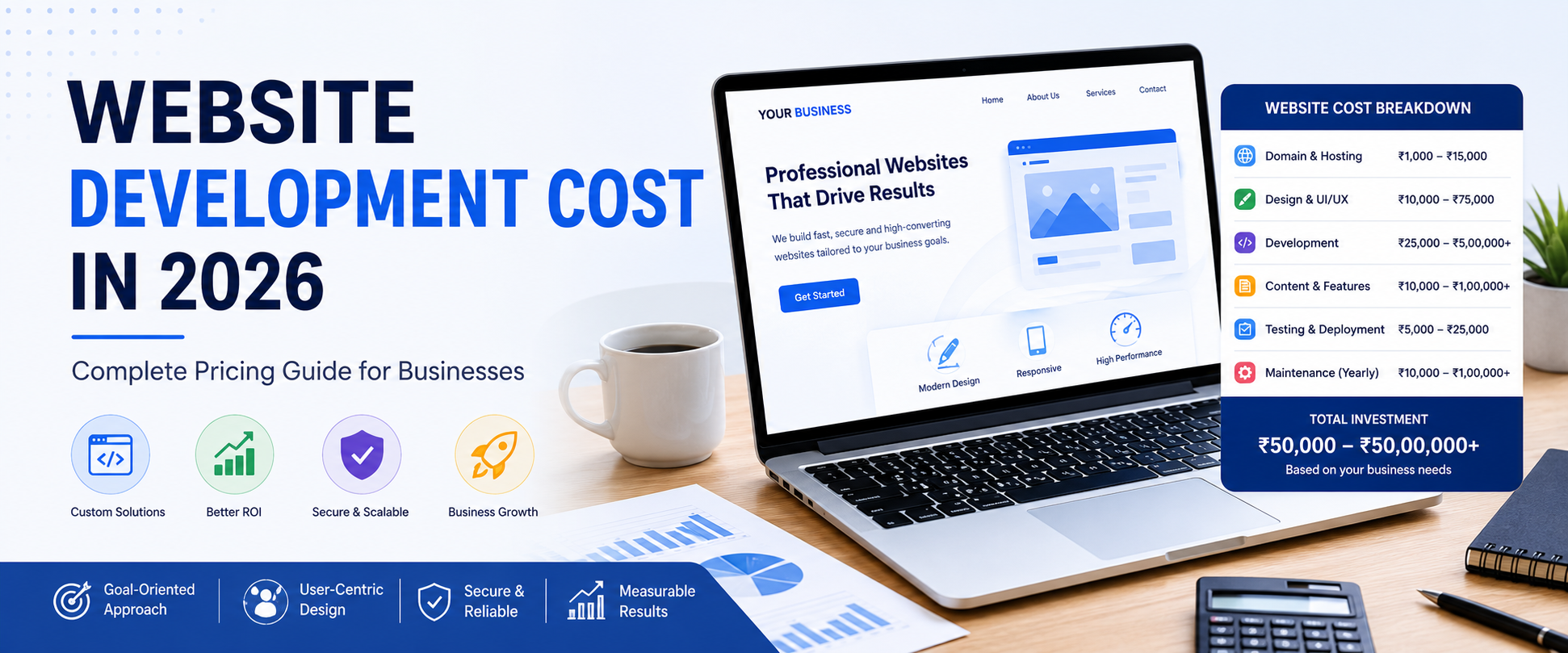 Website Development Cost in 2026: Complete Pricing Guide | UpBusiness