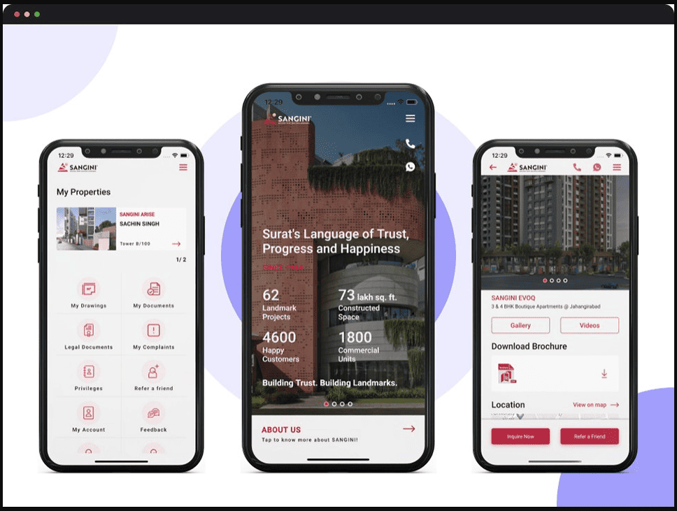 Sangini Mobile Development